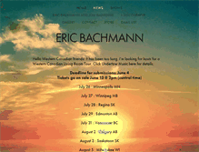 Tablet Screenshot of ericbachmann.com